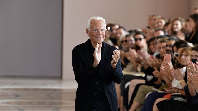 已故意大利时装设计师乔治·阿玛尼（新华社 图）